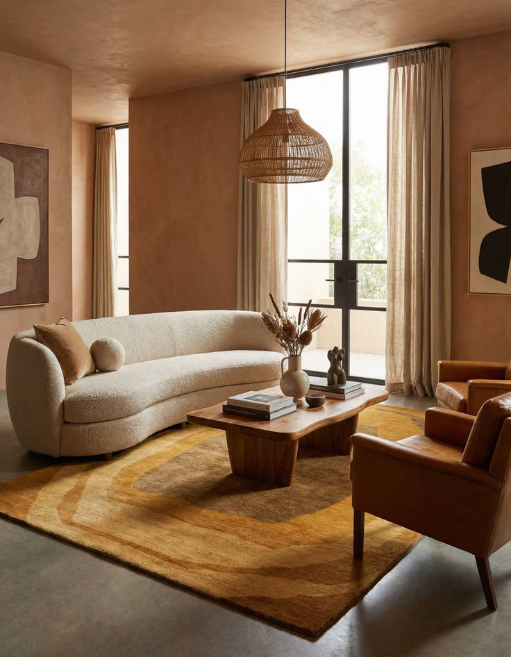 Detail image of 5' 6 x 7' 10 Juma Wool Rug