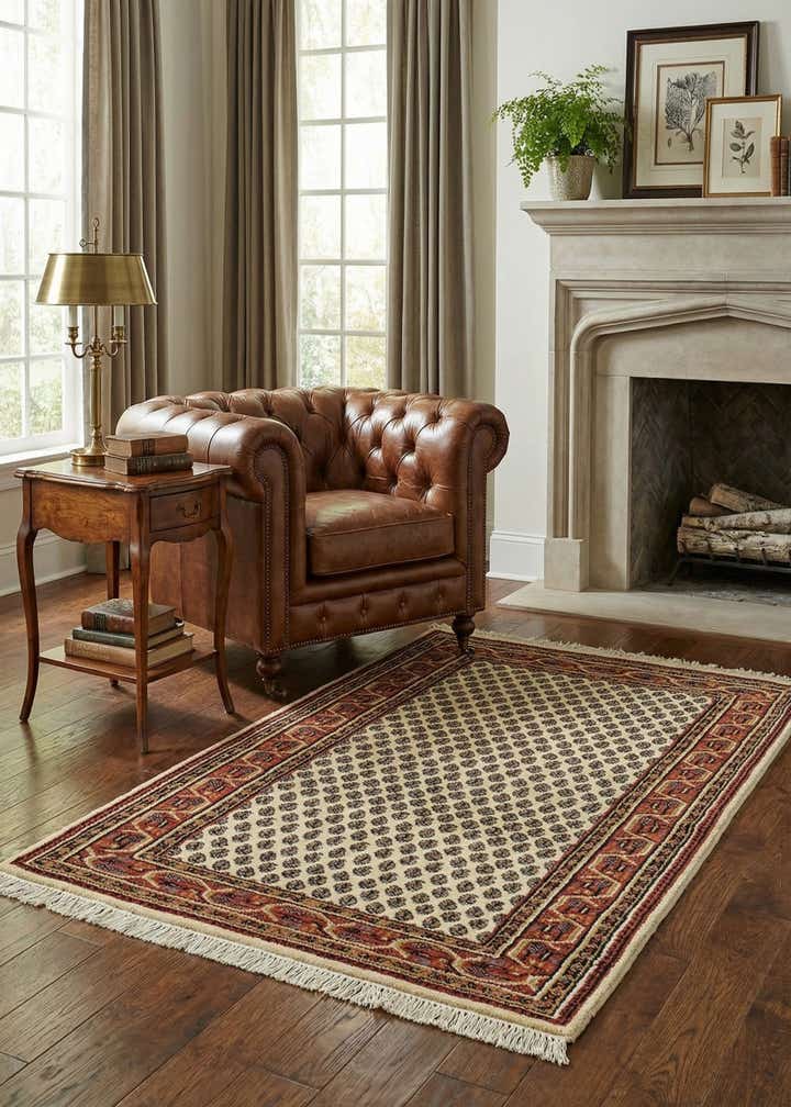 3' x 5' 2 Hand Knotted Mir Wool Rug