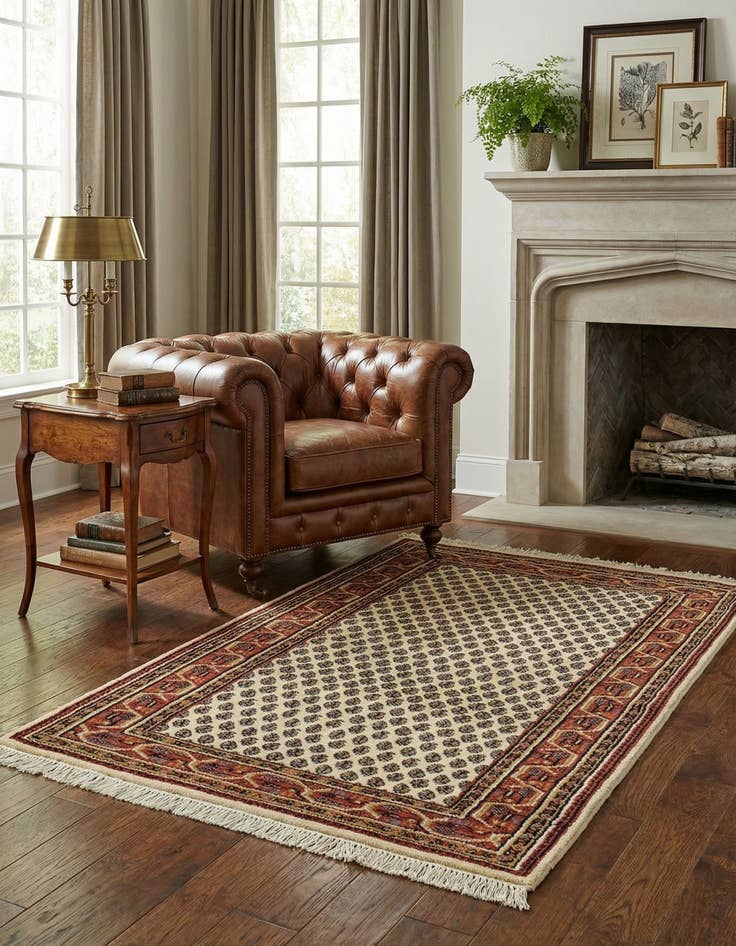 Detail image of 3' x 5' 2 Hand Knotted Mir Wool Rug