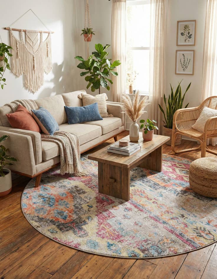 Detail image of  8' x 8' Vega Round Rug