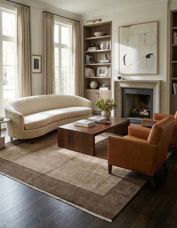9' 9 x 13' 3 Hand Knotted Darya Wool Rug
