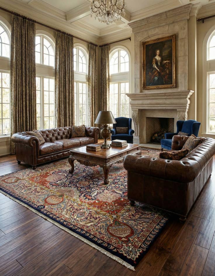 Detail image of 9' 9 x 13' 1 Kashmar Wool Rug