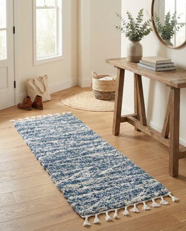  2' x 6' Serenity Shag Runner Rug