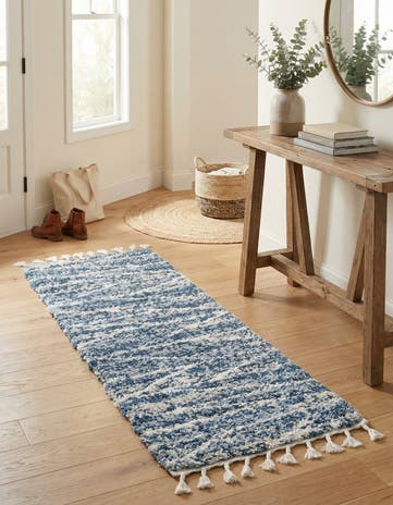 2' x 6' Serenity Shag Runner Rug