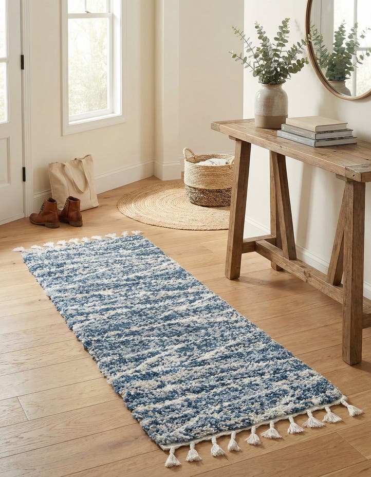 2' x 6' Serenity Shag Runner Rug