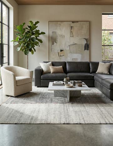 7' 10 x 9' 10 Hand Woven Kilim Modern Wool Rug