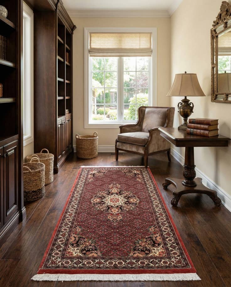 Detail image of 3' 5 x 6' 8 Bidjar Wool Runner Rug
