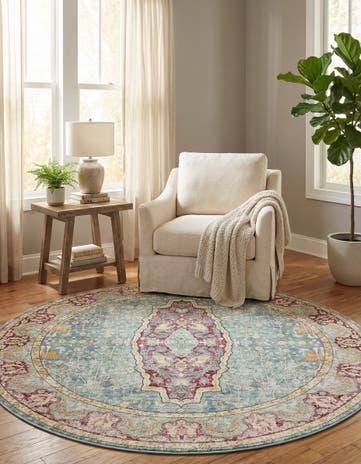 8' x 8' Alexis Round Rug
