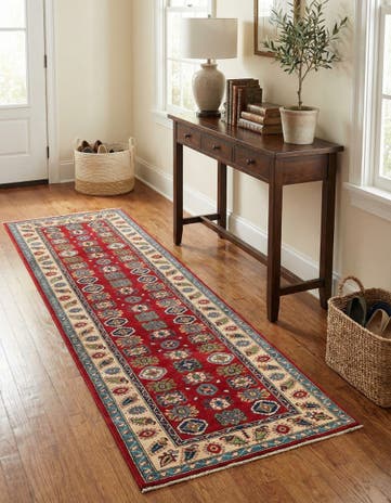 2' 9 x 9' 10 Hand Knotted Kazak Runner Rug