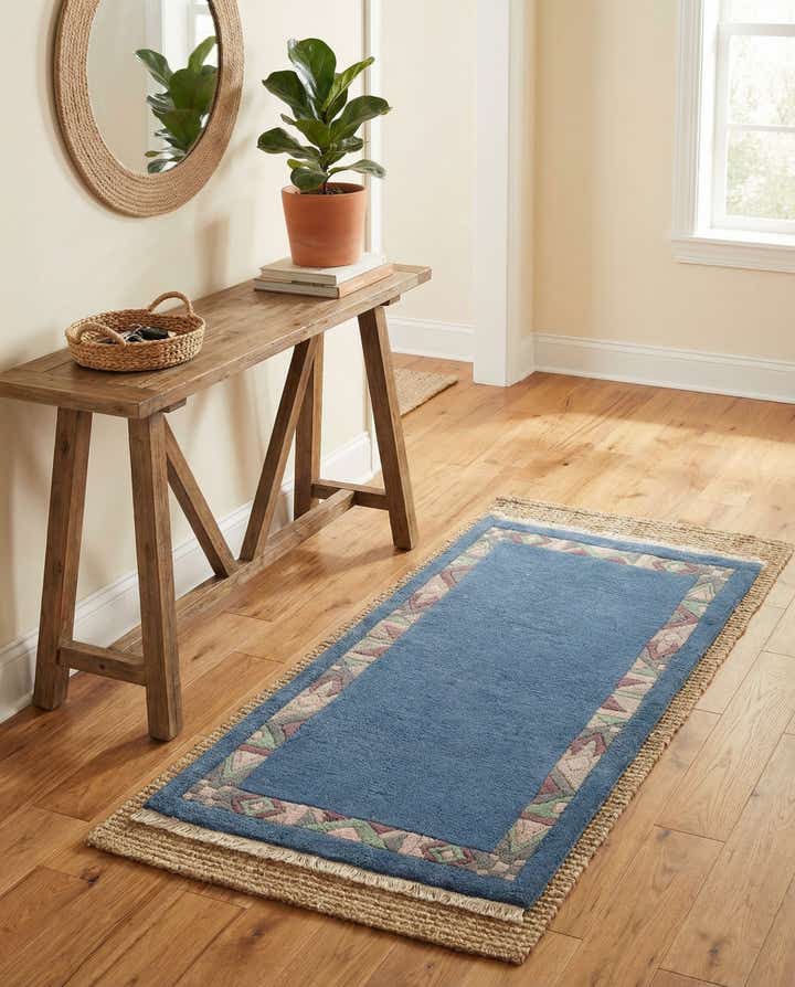 2' 1 x 3' 10 Hand Knotted Nepal Wool Runner Rug