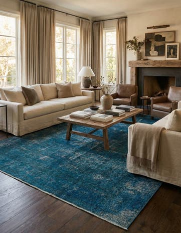 9' 10 x 12' 3 Hand Knotted Ultra Vintage Persian Wool Rug