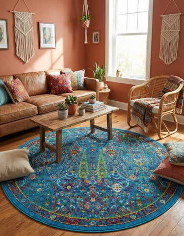 6' x 6' Calypso Round Rug