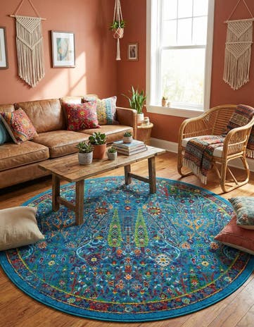 6' x 6' Calypso Round Rug