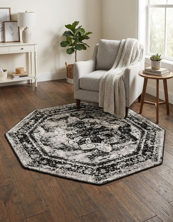 4' 1 x 4' 1 Monte Carlo Octagon Rug