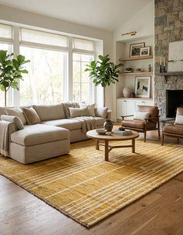 5' 9 x 8' Hand Knotted Darya Wool Rug