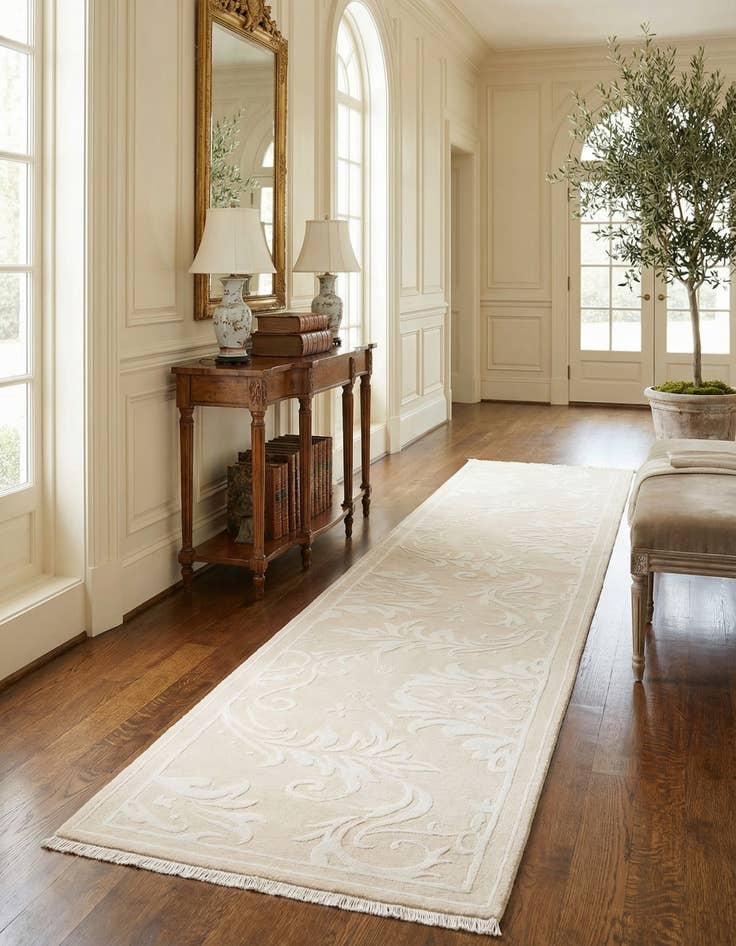 Detail image of 2' 8 x 12' 11  Hand Knotted Darya Wool Runner Rug