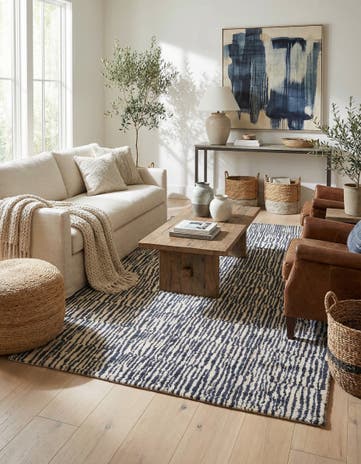 5' x 7' 9 Hand Knotted Darya Wool Rug