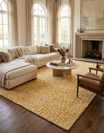 9' x 11' 10 Hand Knotted Darya Wool Rug