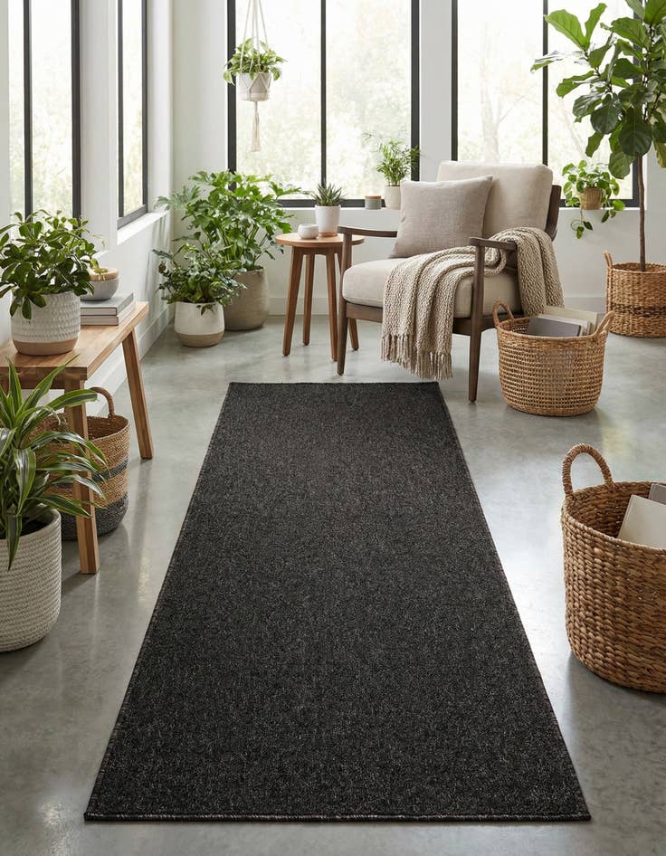 Detail image of  2' x 6' Everyday Solid Runner Rug