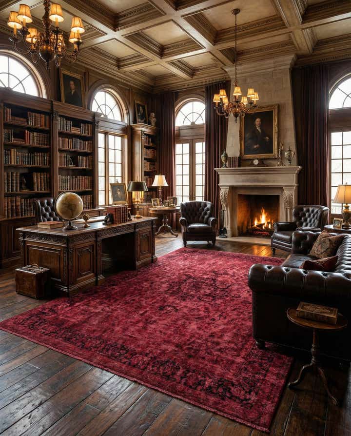 9' 6 x 12' 9 Vintage Royal Wool Rug