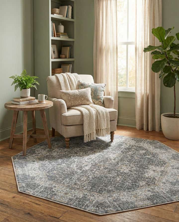 4' 3 x 4' 3 Santiago Octagon Rug