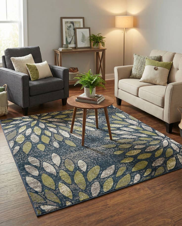 Detail image of 5' x 5' Charleston Square Rug
