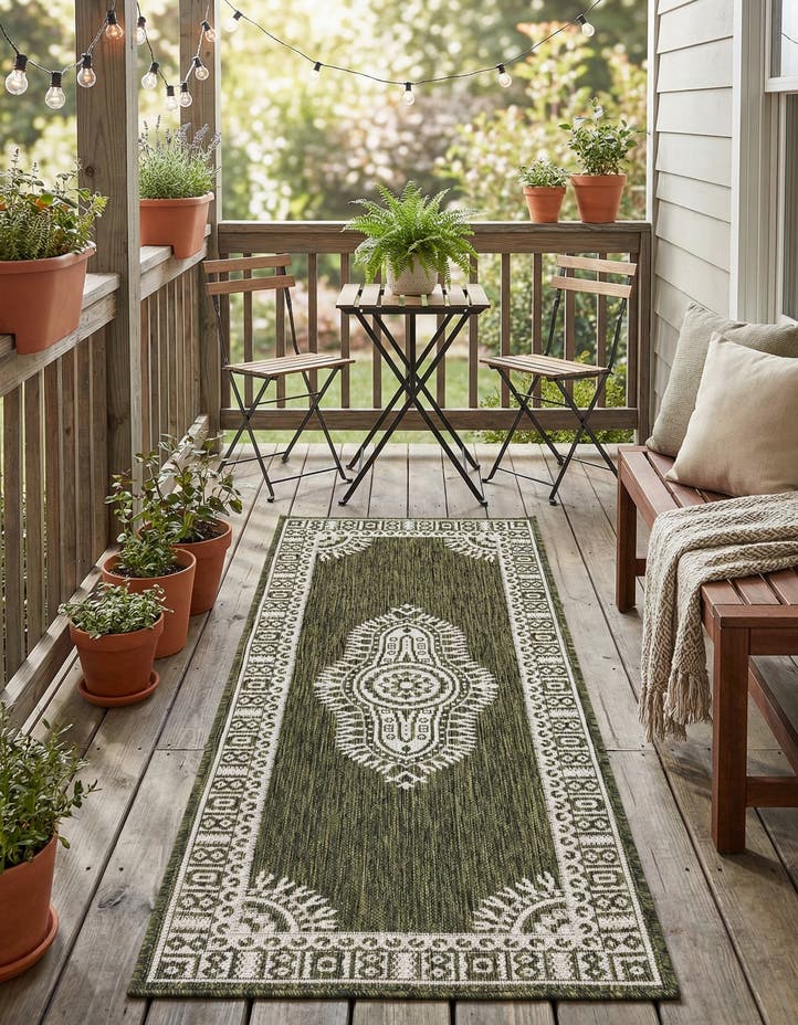 2' x 5' 3 Easy-Clean Traditional Indoor / Ou...