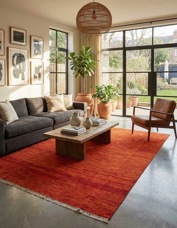 6' 10 x 10' Hand Woven Kilim Modern Wool Rug