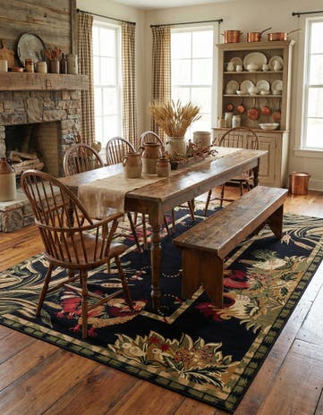 10' x 14' Pastoral Rug