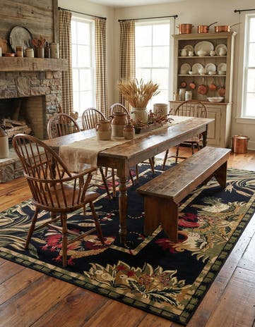 10' x 14' Pastoral Rug