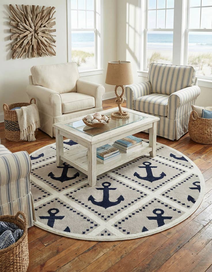 Detail image of 6' x 6' Sydney Round Rug