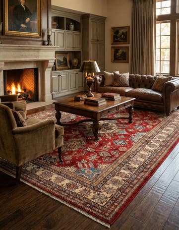 6' 11 x 10' Kazak Wool Rug