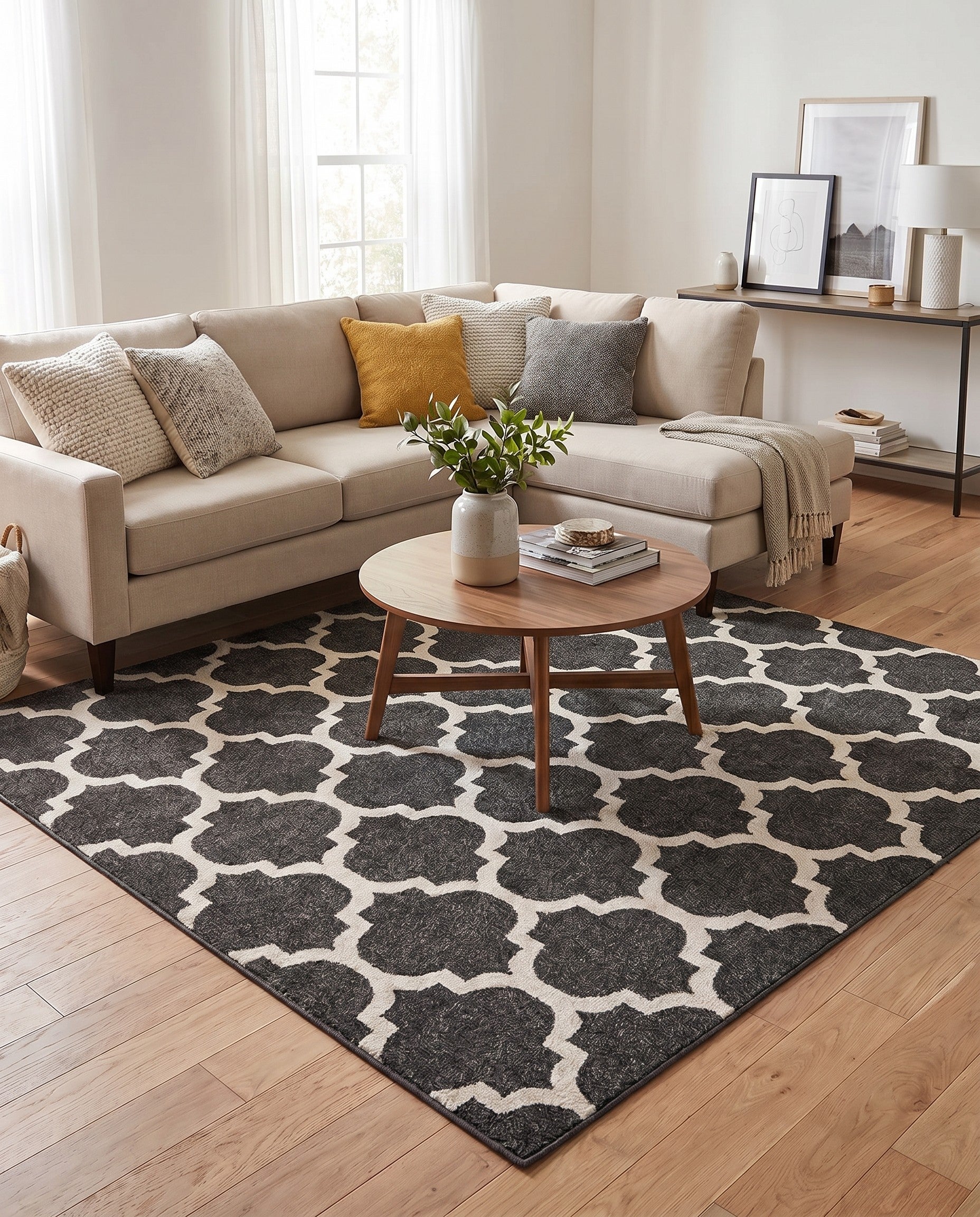 6' x 6' Trellis Square Rug