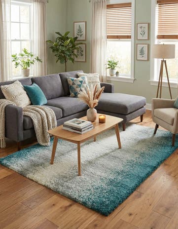 5' 3 x 8' Soft Touch Shag Rug