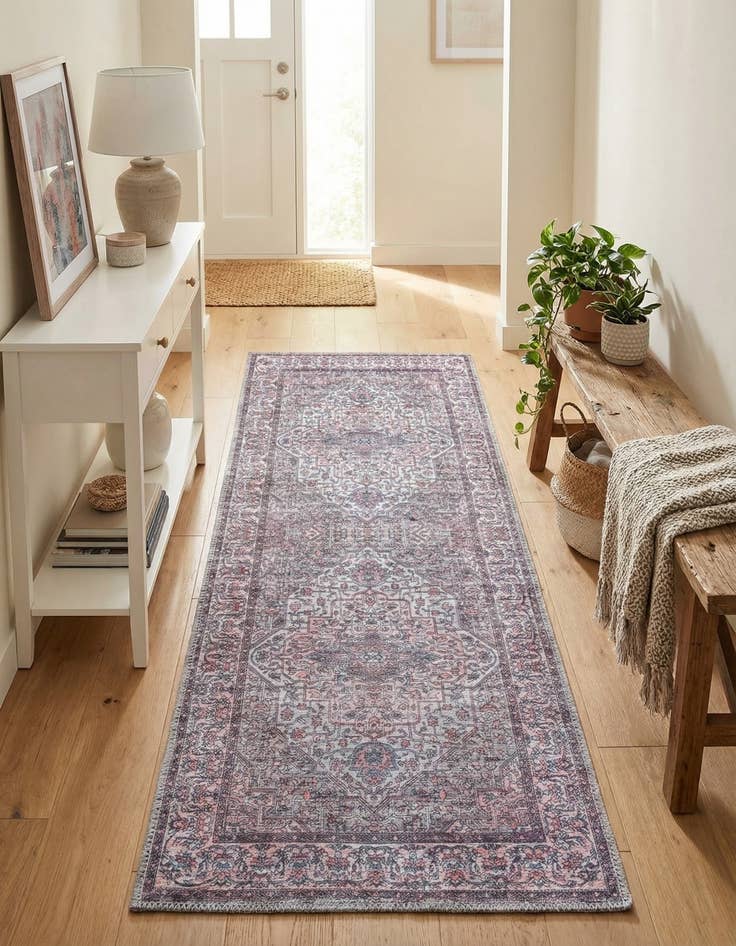 Detail image of 2' x 5'  Washable Mangata Runner Rug