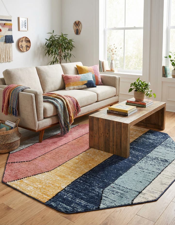 7' 10 x 7' 10 Tagine Octagon Rug