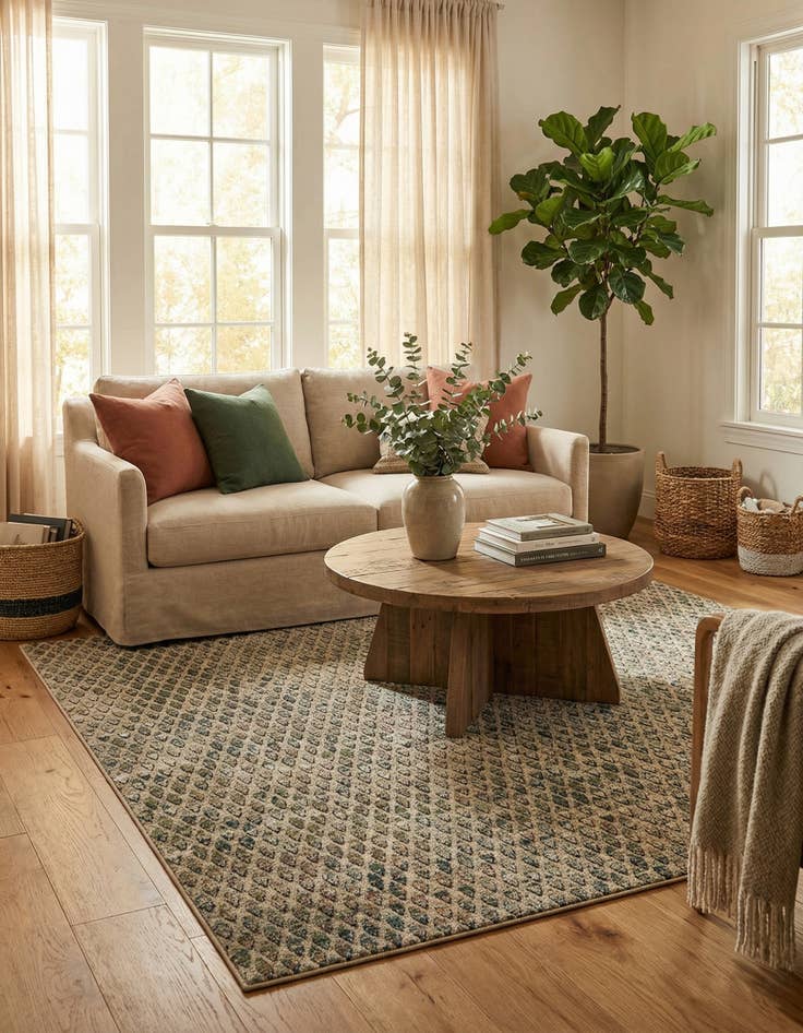 Detail image of 8' x 8' Stella Square Rug