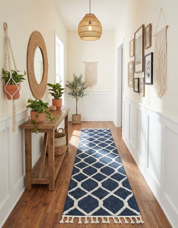 2' 7 x 12' Boho Runner Rug