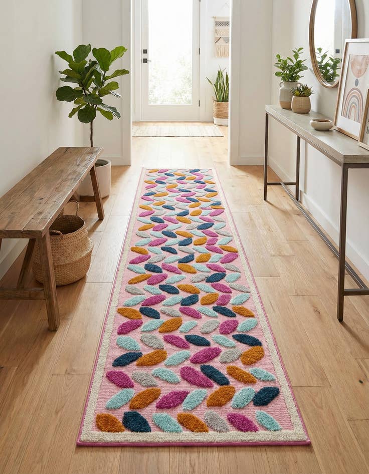 Detail image of 2' x 10' Easy-Clean Aruba Indoor / Outdoor Runner Rug