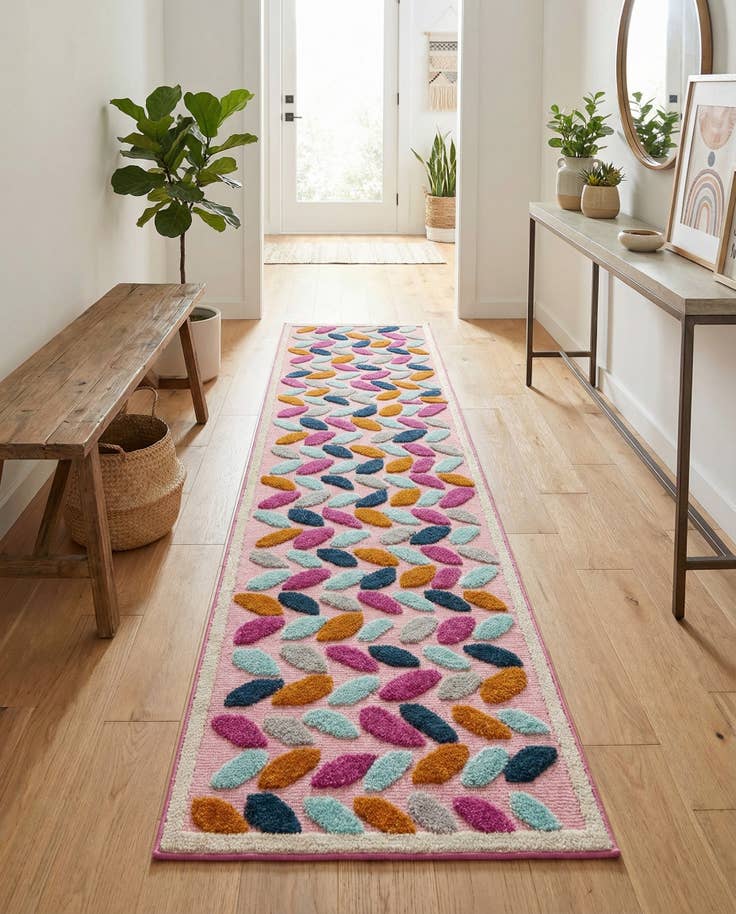 Detail image of 2' x 10' Easy-Clean Aruba Indoor / Outdoor Runner Rug