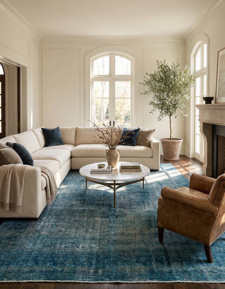 Detail image of 9' 9 x 12' 8  Hand Knotted Ultra Vintage Persian Wool Rug