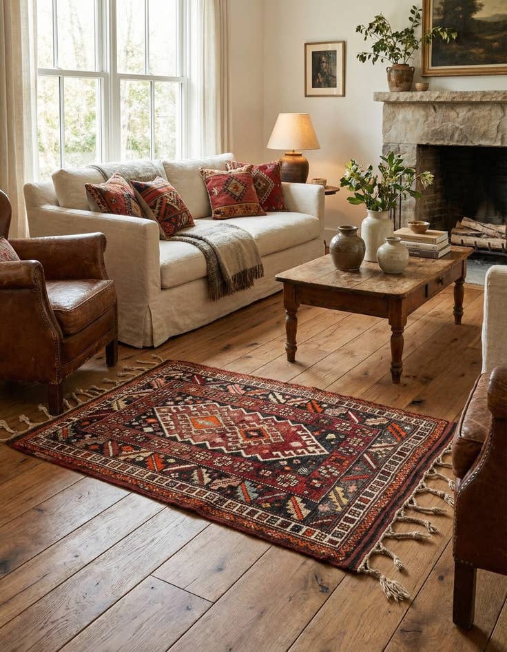 Detail image of 3' 8 x 5' 3 Karakecili Rug