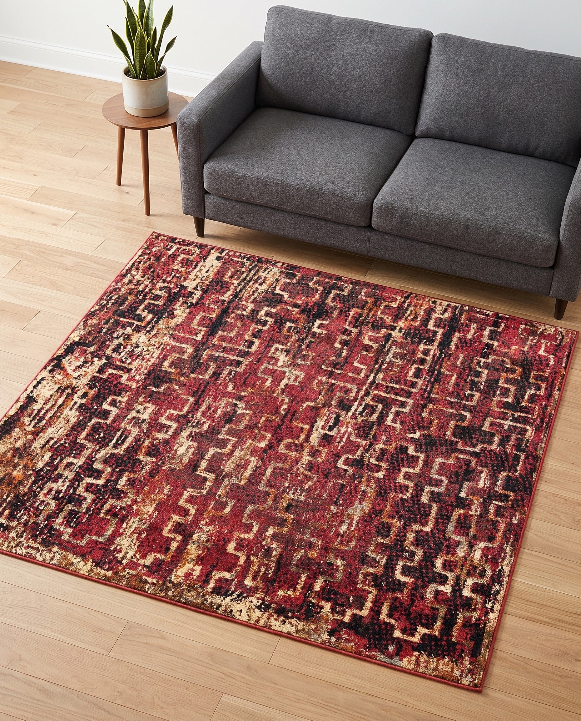 5' 3 x 5' 3 Saturn Square Rug