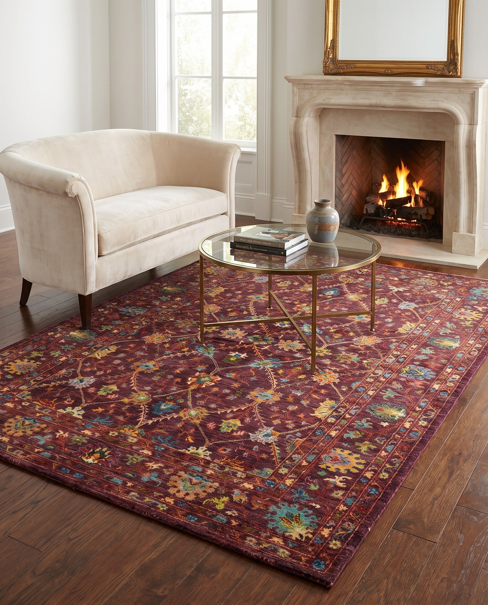 5' 10 x 8' 2 Hand Knotted Ariana Ziegler Rug