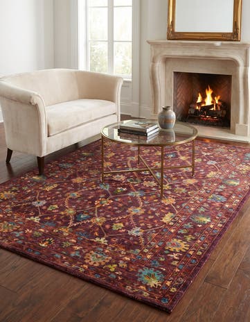 5' 10 x 8' 2 Hand Knotted Ariana Ziegler Rug