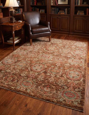 5' x 6' 7 Hand Knotted Ariana Ziegler Rug