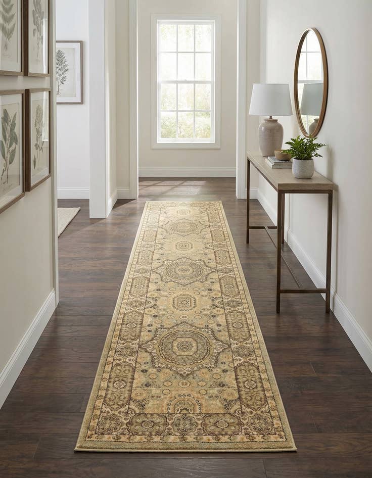 Detail image of 2' 7 x 10' Mamluk Runner Rug