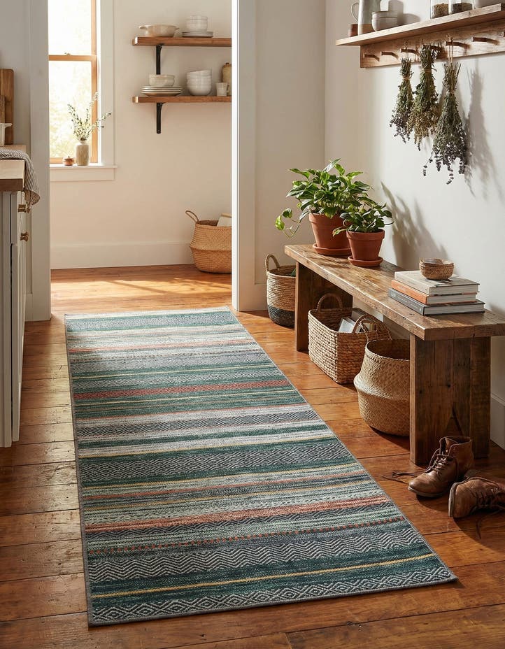 2' x 5' Washable Yara Runner Rug