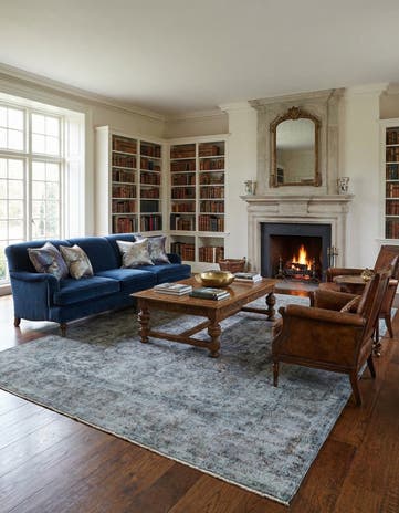 9' 8 x 12' 10 Vintage Royal Wool Rug