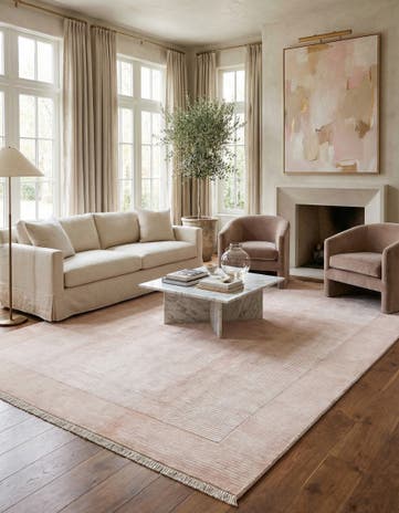 6' 5 x 9' 10 Hand Knotted Darya Wool Rug